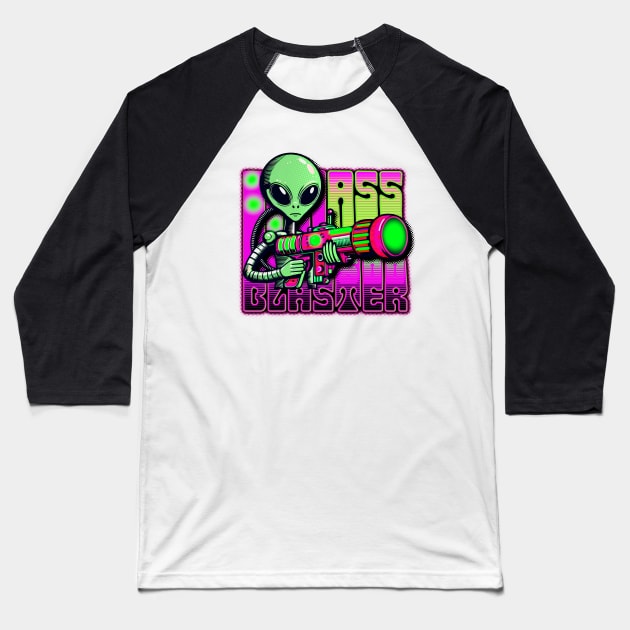 Ass Blaster 500 Baseball T-Shirt by Invad3rDiz